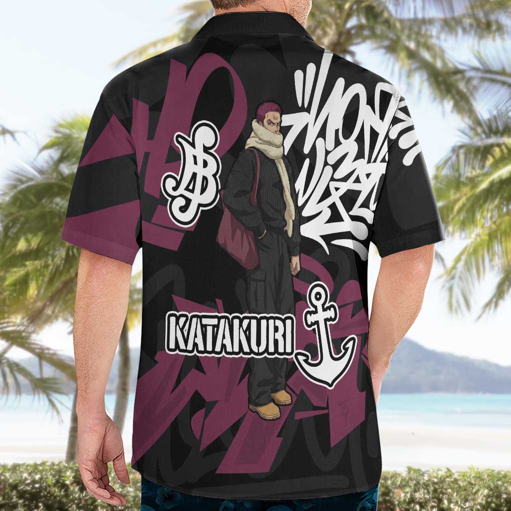 Charlotte Katakuri One Piece Hawaiian Shirt Graffiti Street Art Anime Collage