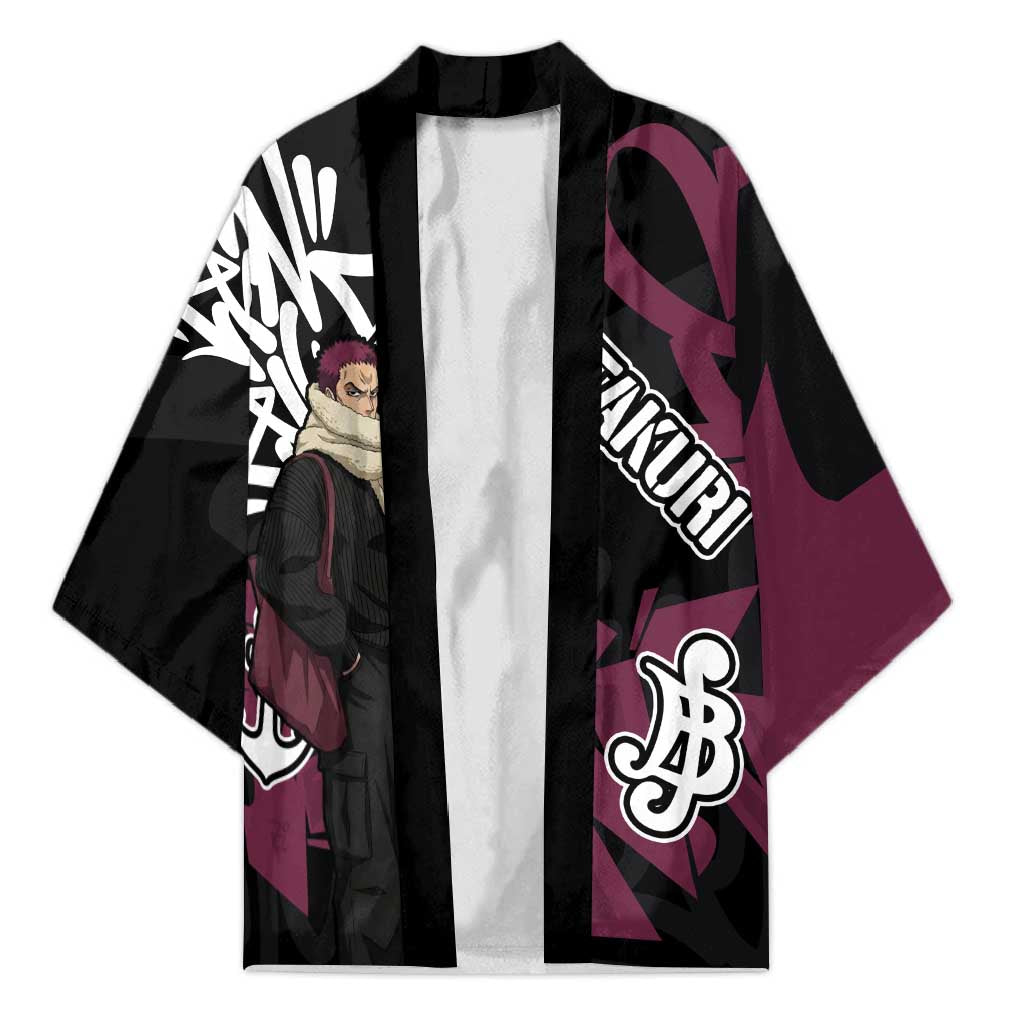 Charlotte Katakuri One Piece Kimono Graffiti Street Art Anime Collage