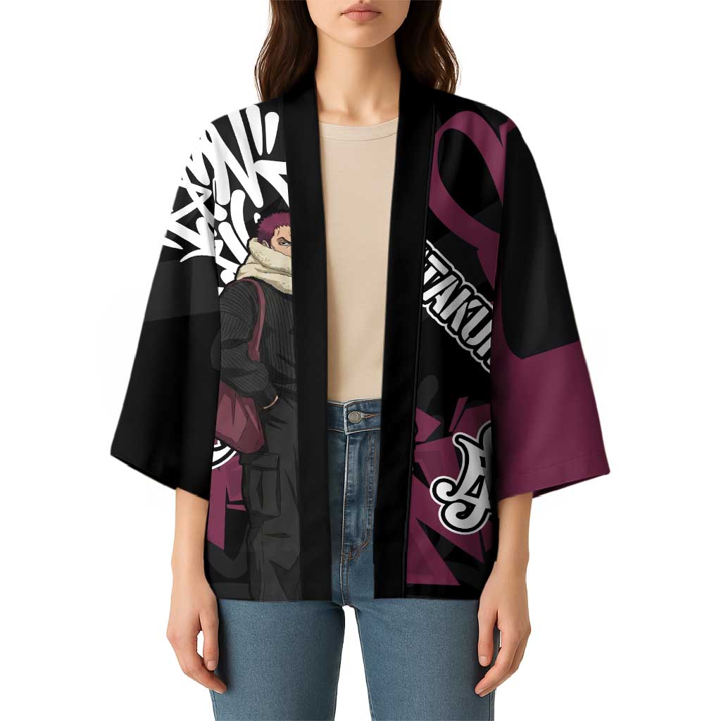 Charlotte Katakuri One Piece Kimono Graffiti Street Art Anime Collage