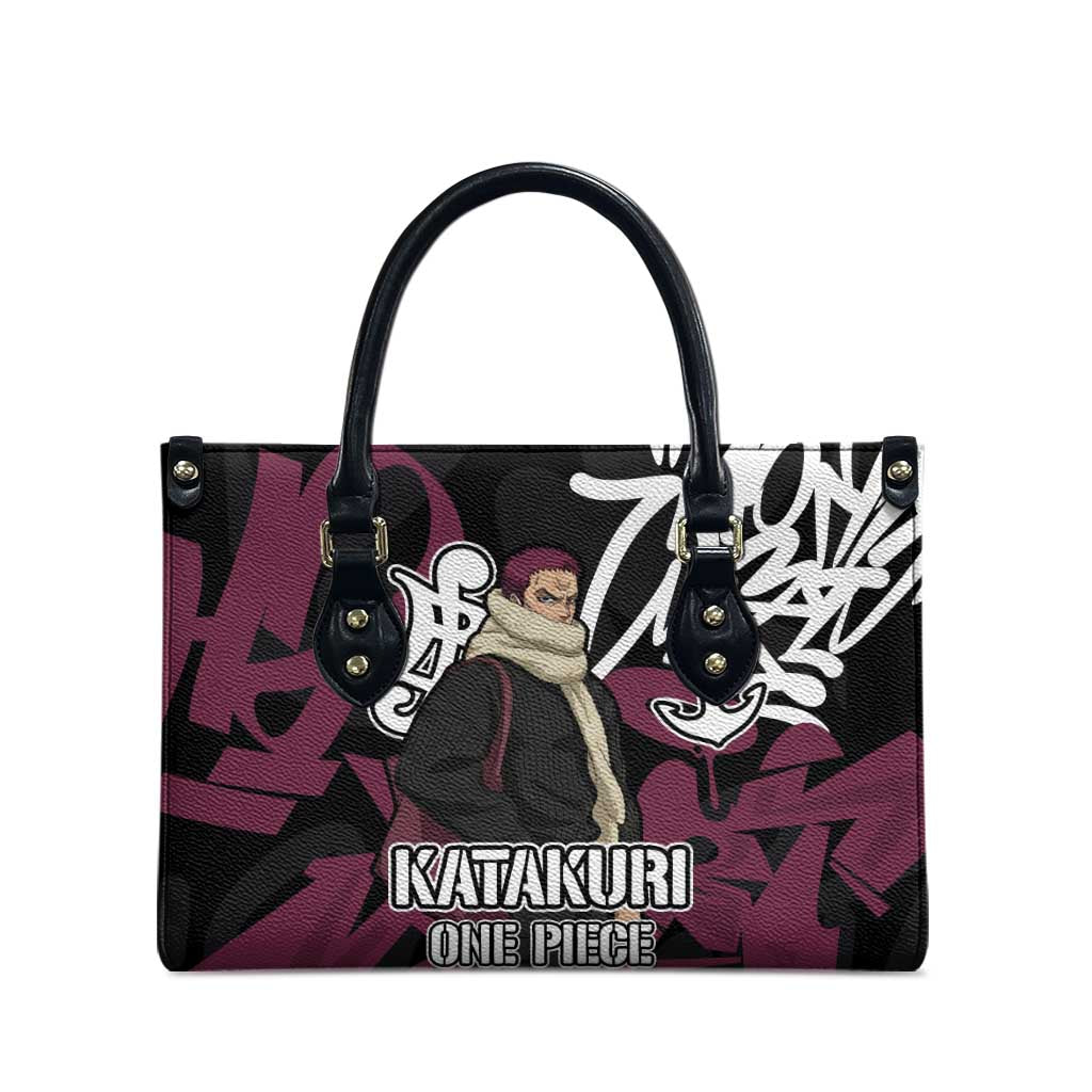 Charlotte Katakuri One Piece Leather Bag Graffiti Street Art Anime Collage