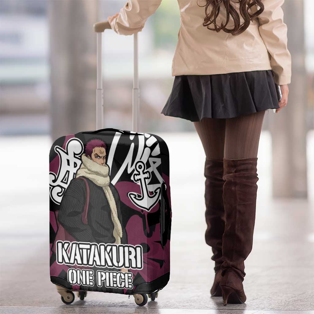 Charlotte Katakuri One Piece Luggage Cover Graffiti Street Art Anime Collage