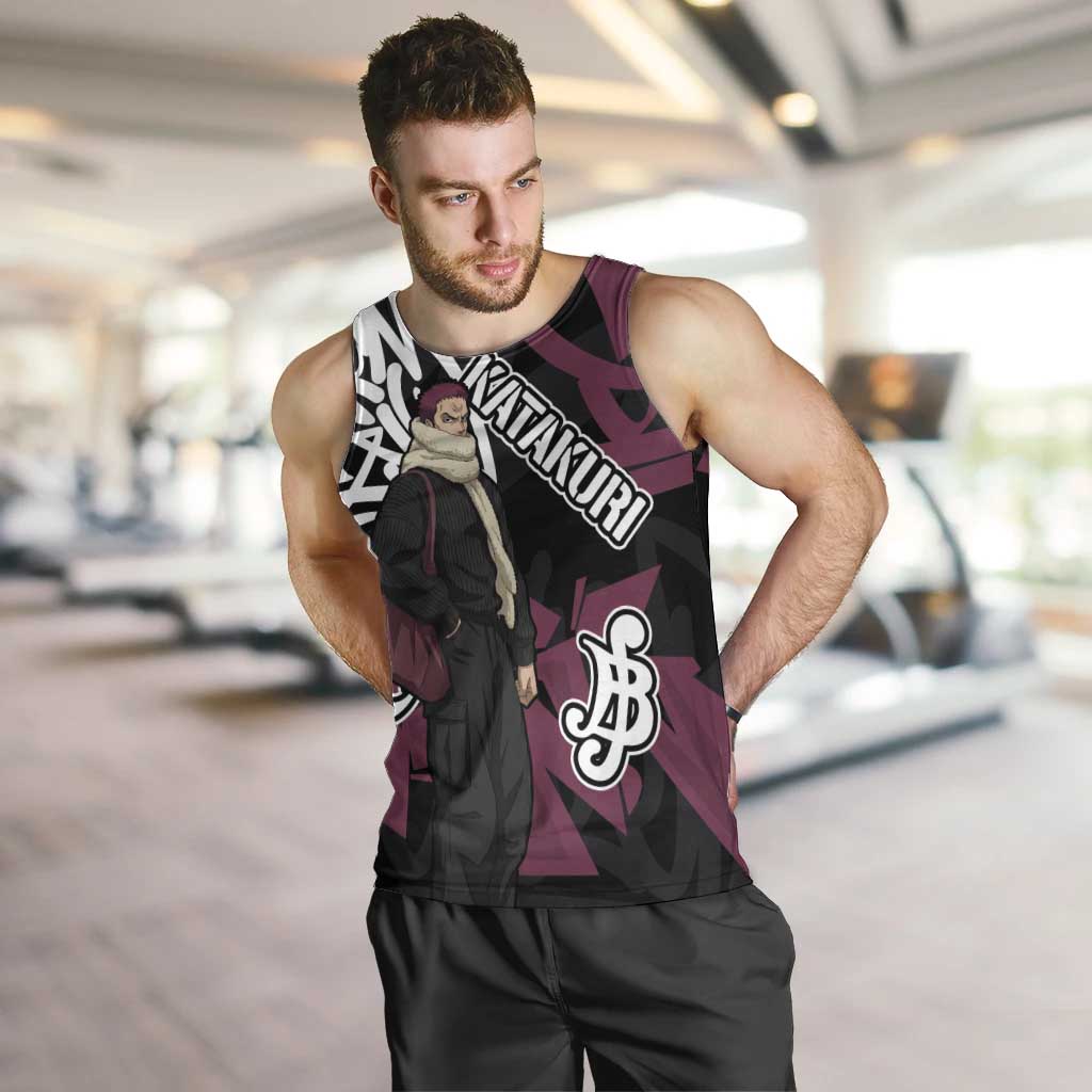 Charlotte Katakuri One Piece Men Tank Top Graffiti Street Art Anime Collage