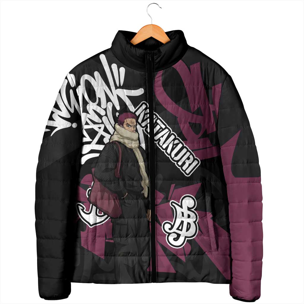 Charlotte Katakuri One Piece Padded Jacket Graffiti Street Art Anime Collage