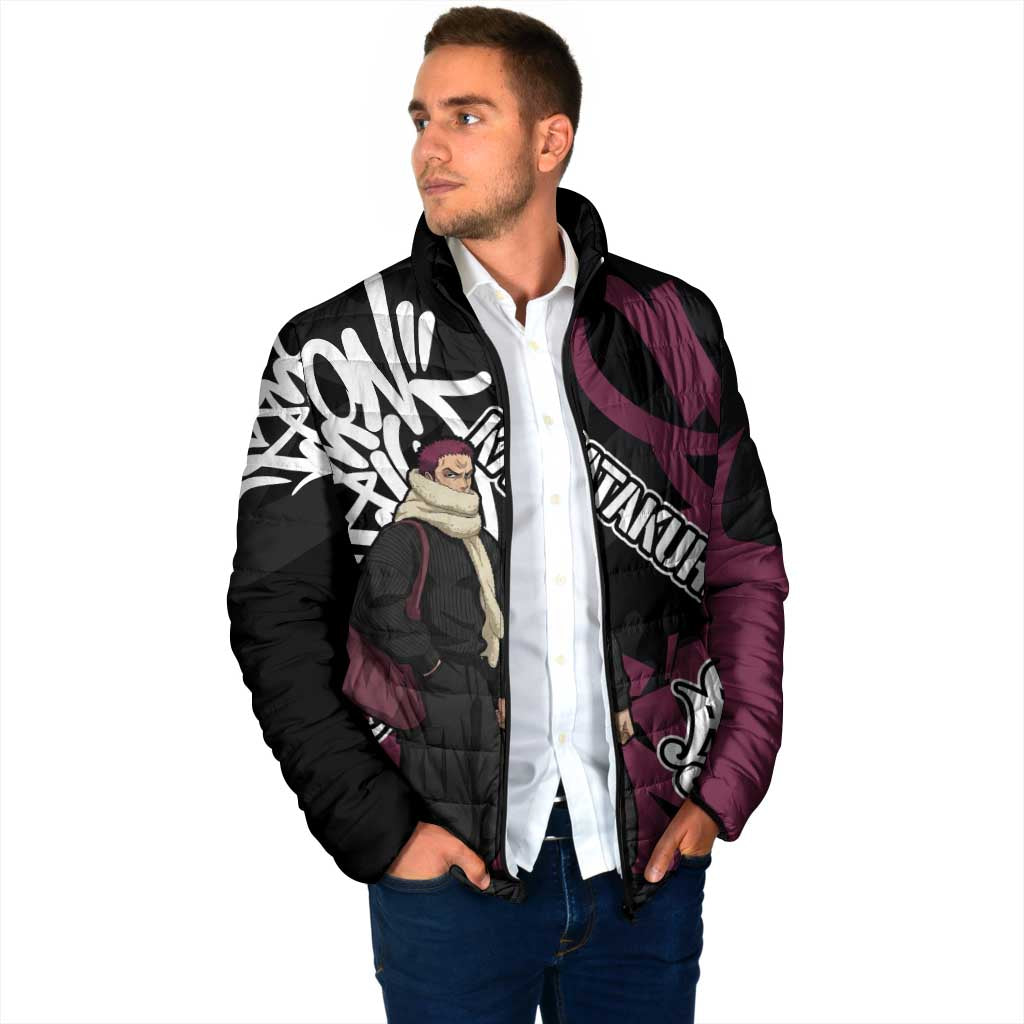 Charlotte Katakuri One Piece Padded Jacket Graffiti Street Art Anime Collage