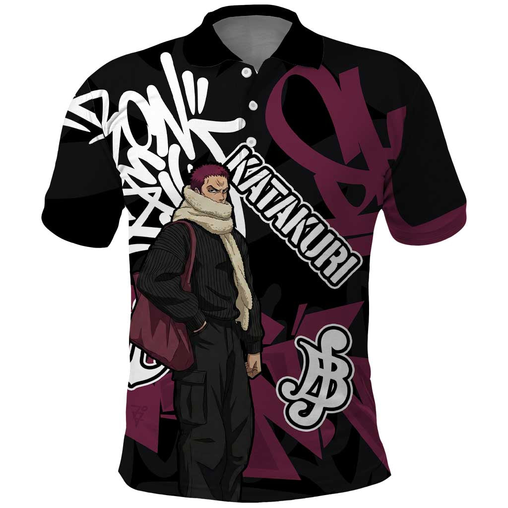 Charlotte Katakuri One Piece Polo Shirt Graffiti Street Art Anime Collage
