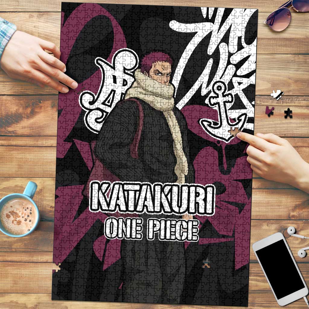 Charlotte Katakuri One Piece Puzzle Graffiti Street Art Anime Collage