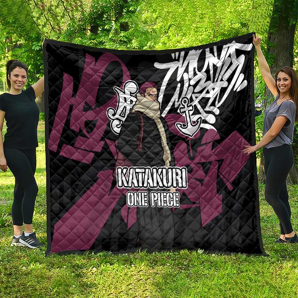 Charlotte Katakuri One Piece Quilt Graffiti Street Art Anime Collage