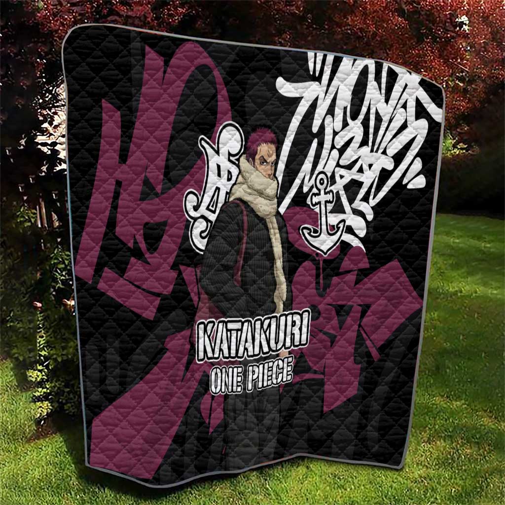 Charlotte Katakuri One Piece Quilt Graffiti Street Art Anime Collage