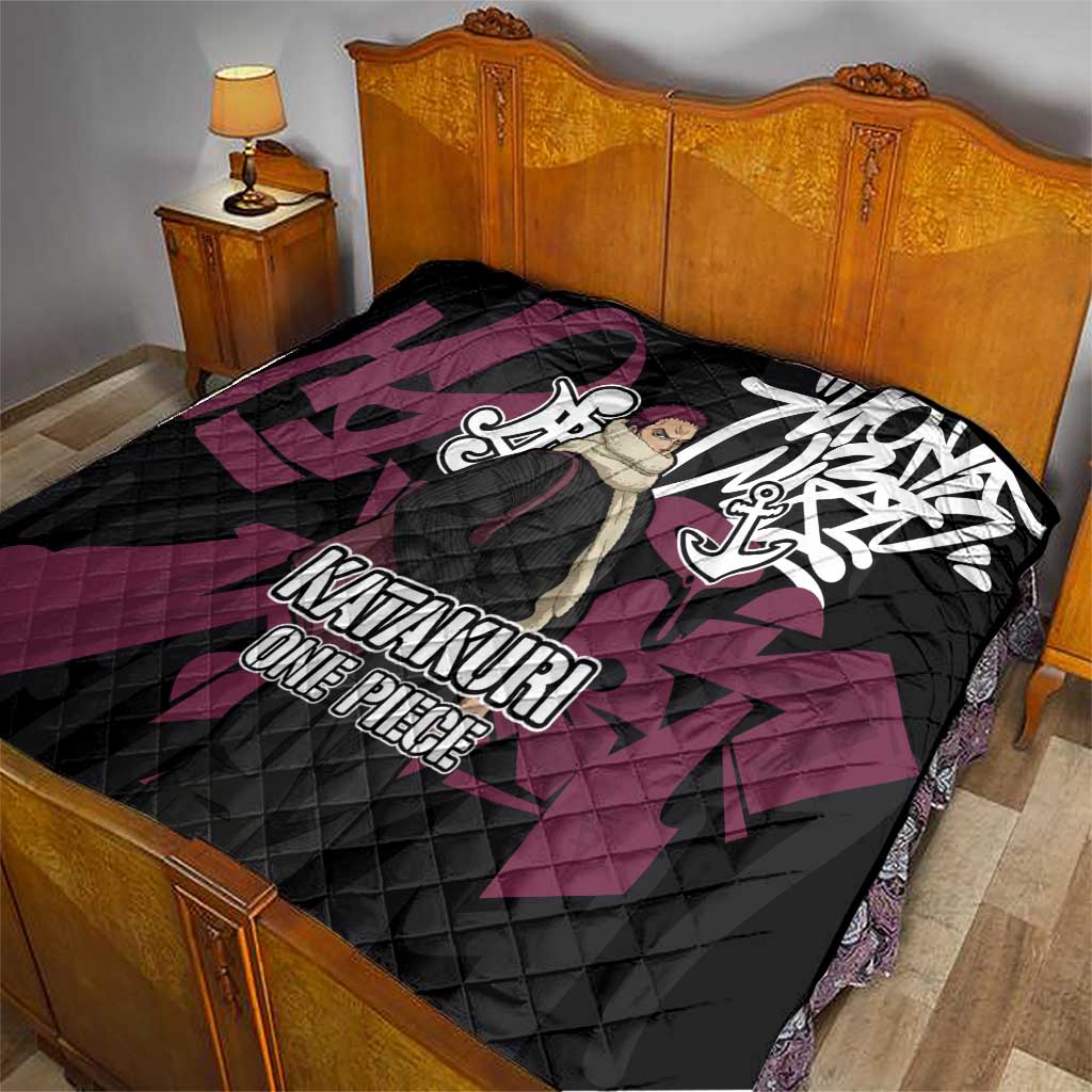 Charlotte Katakuri One Piece Quilt Graffiti Street Art Anime Collage