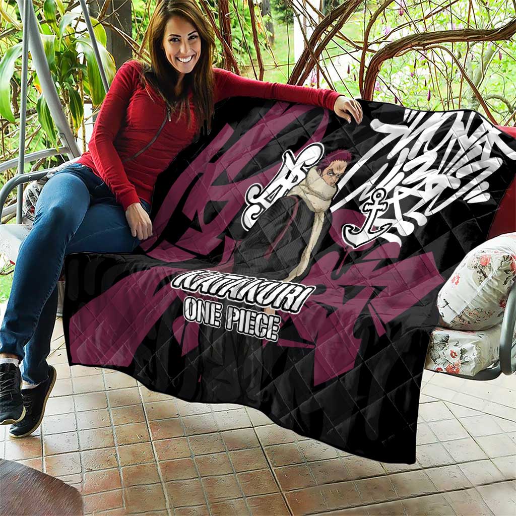 Charlotte Katakuri One Piece Quilt Graffiti Street Art Anime Collage