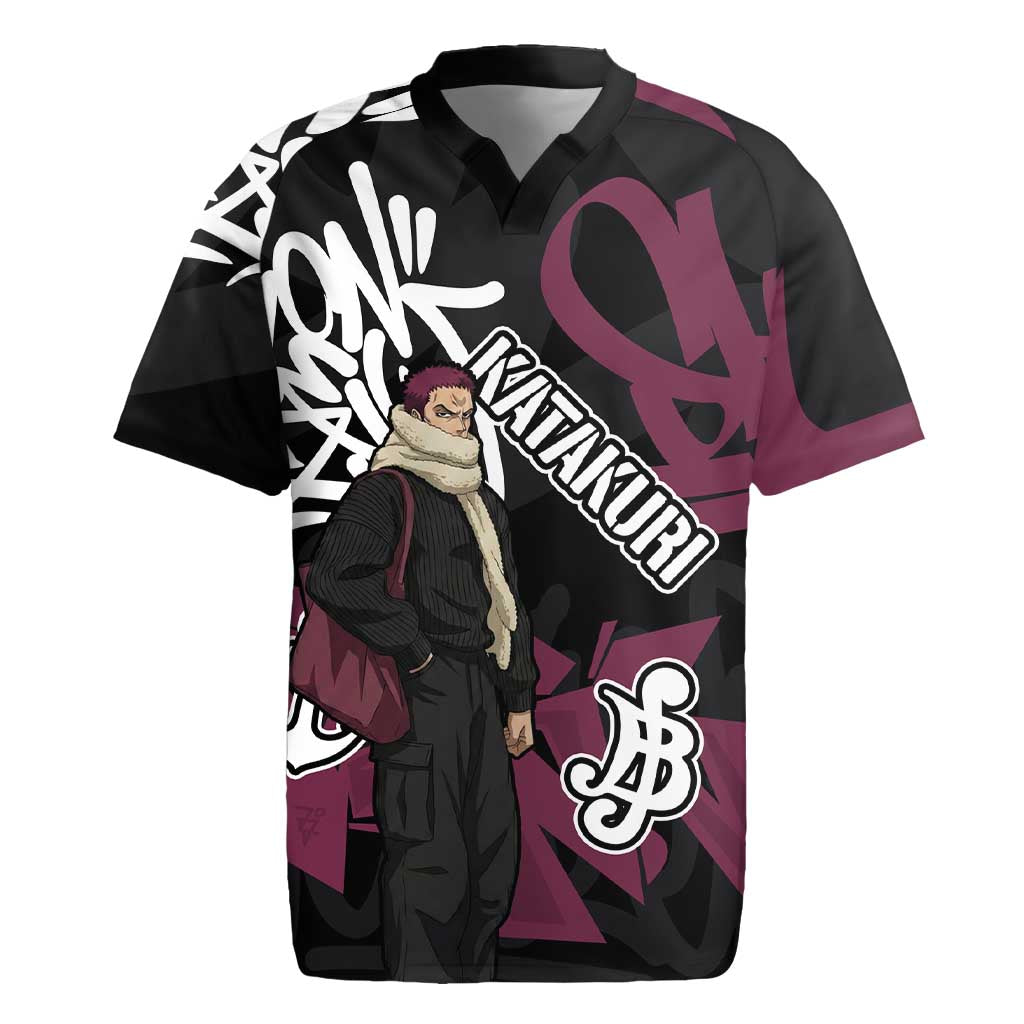 Charlotte Katakuri One Piece Rugby Jersey Graffiti Street Art Anime Collage