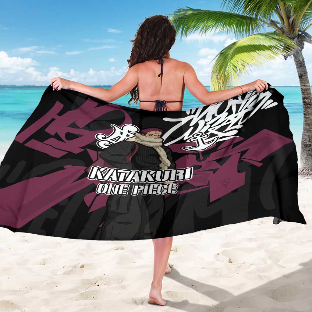 Charlotte Katakuri One Piece Sarong Graffiti Street Art Anime Collage