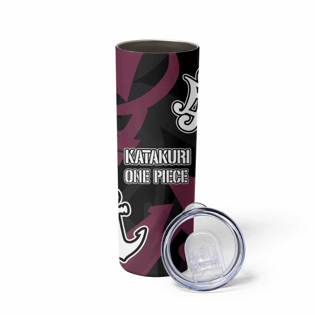Charlotte Katakuri One Piece Skinny Tumbler Graffiti Street Art Anime Collage
