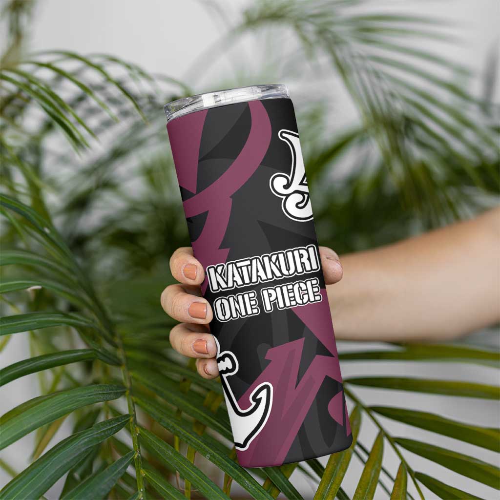 Charlotte Katakuri One Piece Skinny Tumbler Graffiti Street Art Anime Collage