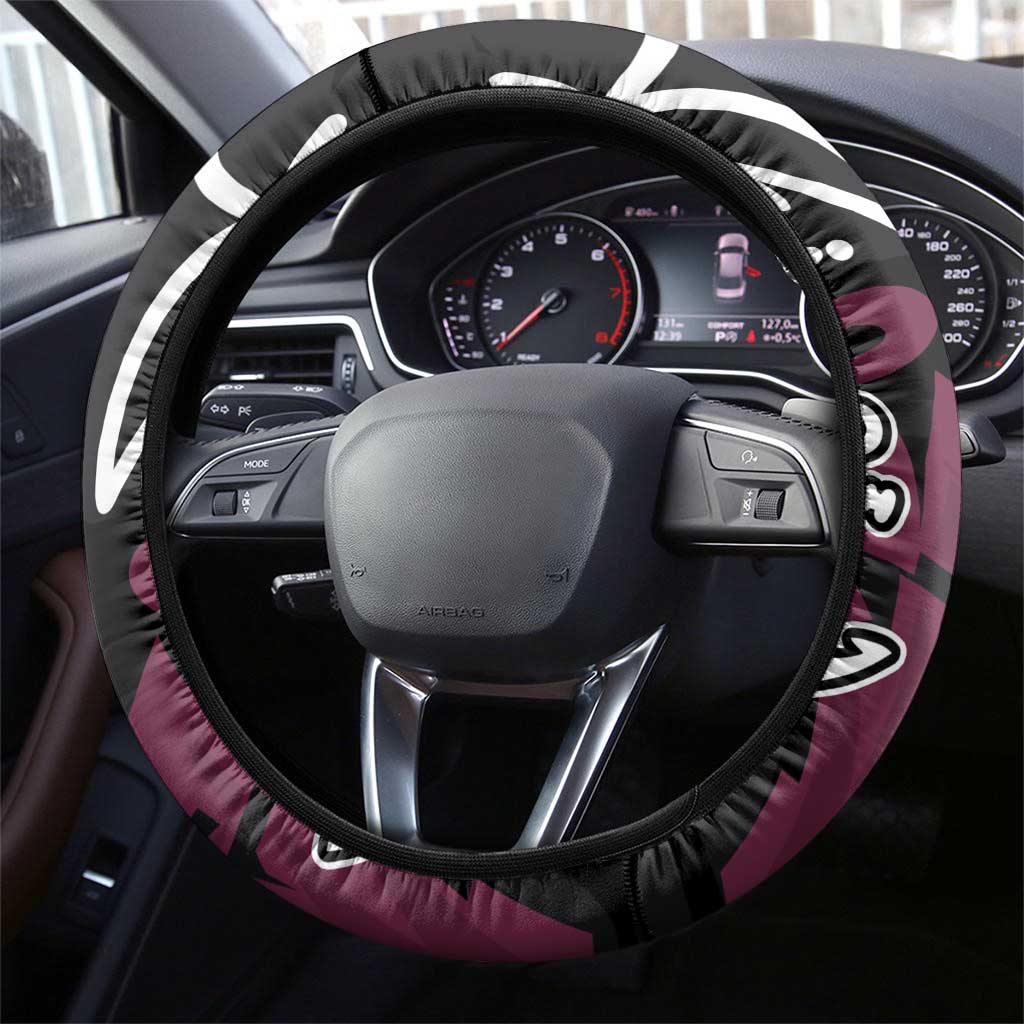 Charlotte Katakuri One Piece Steering Wheel Cover Graffiti Street Art Anime Collage
