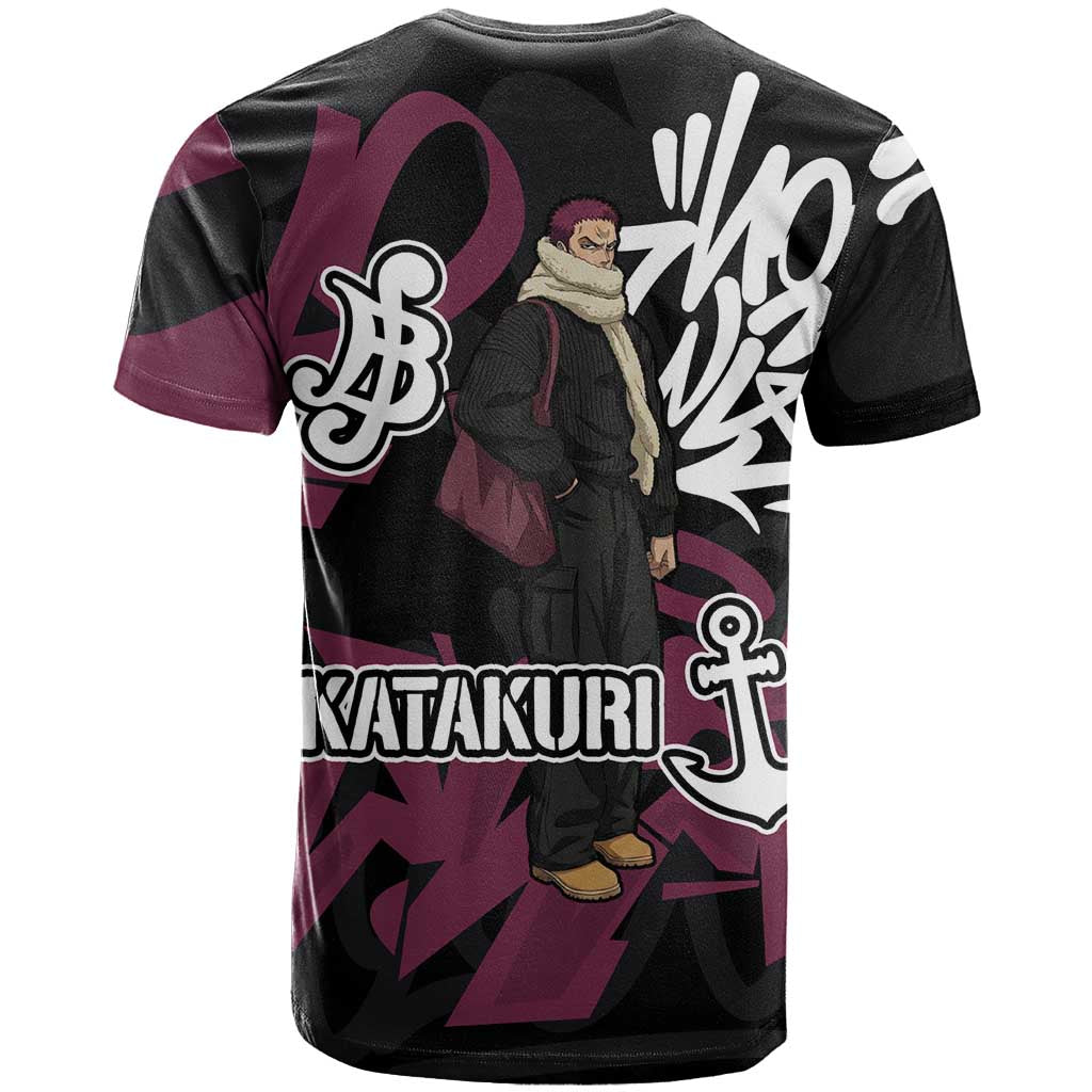 Charlotte Katakuri One Piece T Shirt Graffiti Street Art Anime Collage