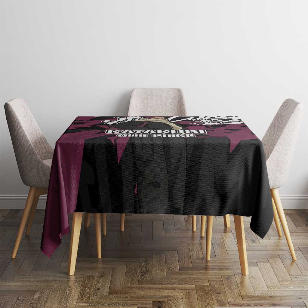 Charlotte Katakuri One Piece Tablecloth Graffiti Street Art Anime Collage