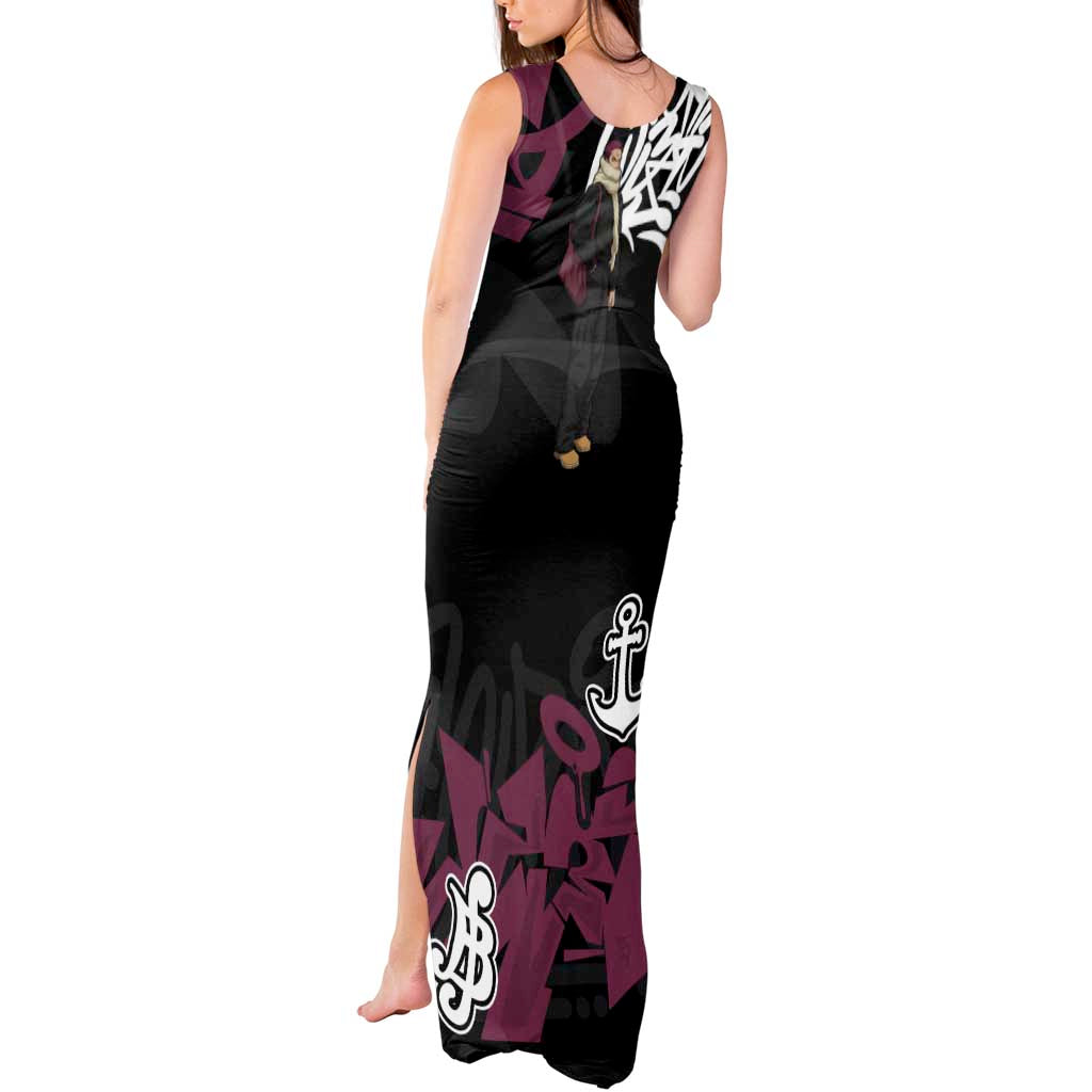 Charlotte Katakuri One Piece Tank Maxi Dress Graffiti Street Art Anime Collage