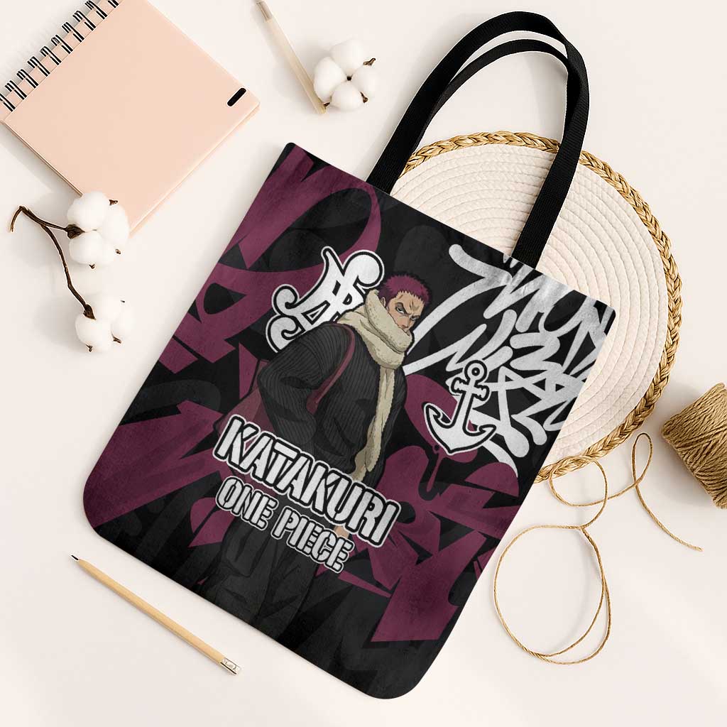 Charlotte Katakuri One Piece Tote Bag Graffiti Street Art Anime Collage