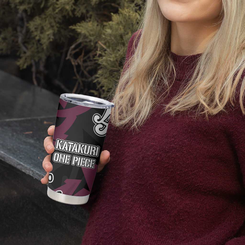 Charlotte Katakuri One Piece Tumbler Cup Graffiti Street Art Anime Collage