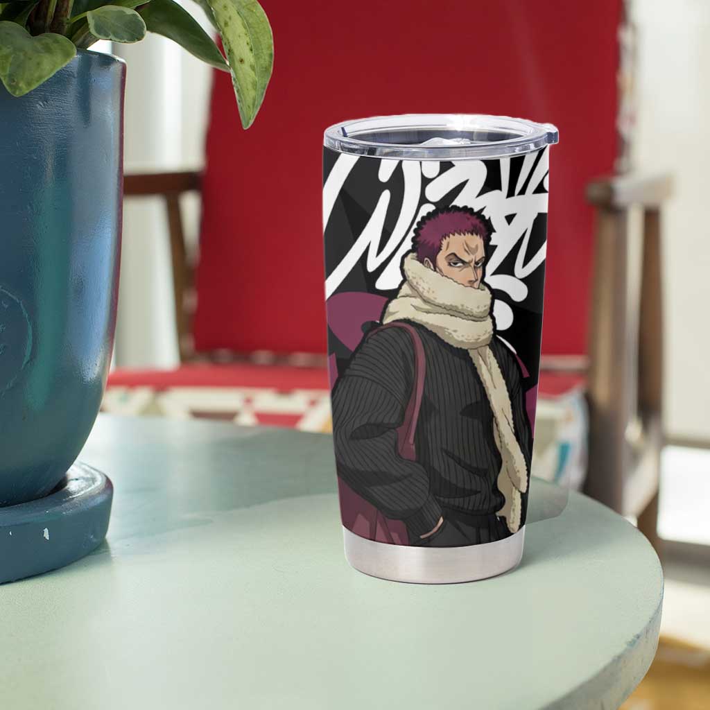 Charlotte Katakuri One Piece Tumbler Cup Graffiti Street Art Anime Collage