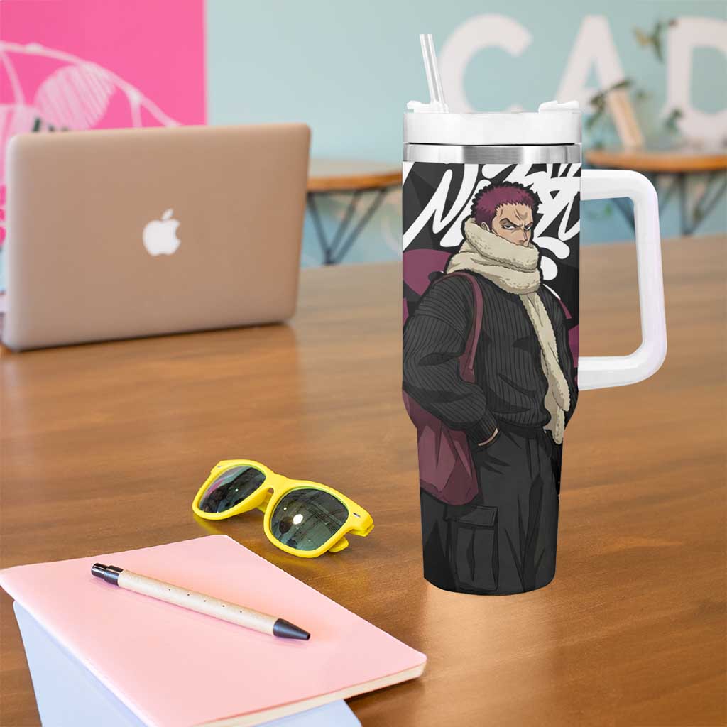 Charlotte Katakuri One Piece Tumbler With Handle Graffiti Street Art Anime Collage