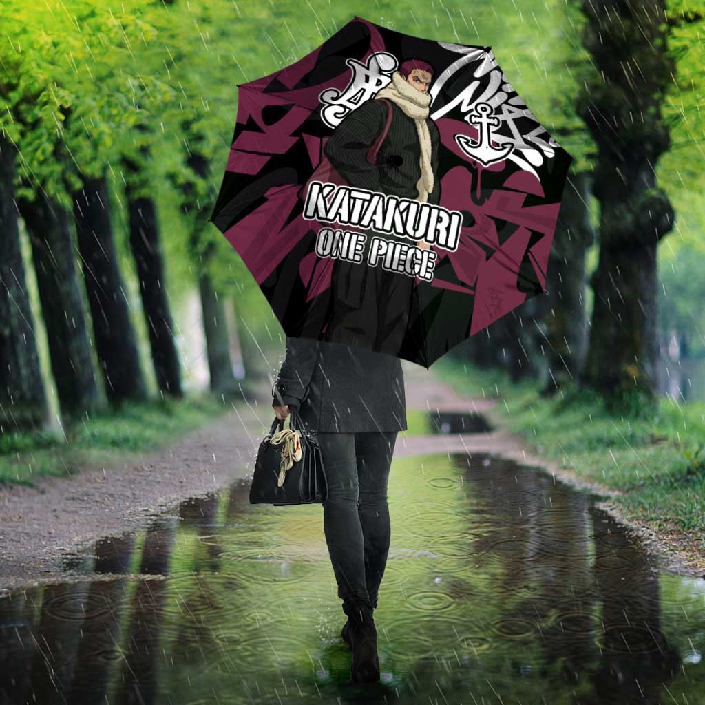 Charlotte Katakuri One Piece Umbrella Graffiti Street Art Anime Collage