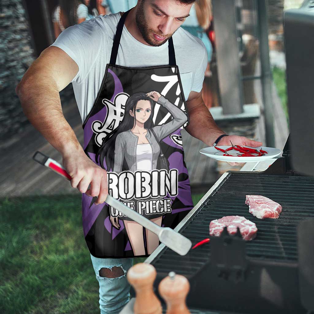 Nico Robin One Piece Apron Graffiti Street Art Anime Collage