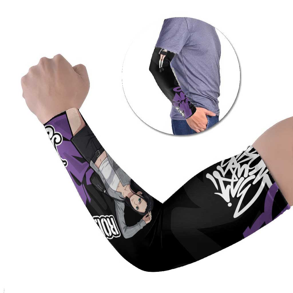 Nico Robin One Piece Arm Sleeves Graffiti Street Art Anime Collage