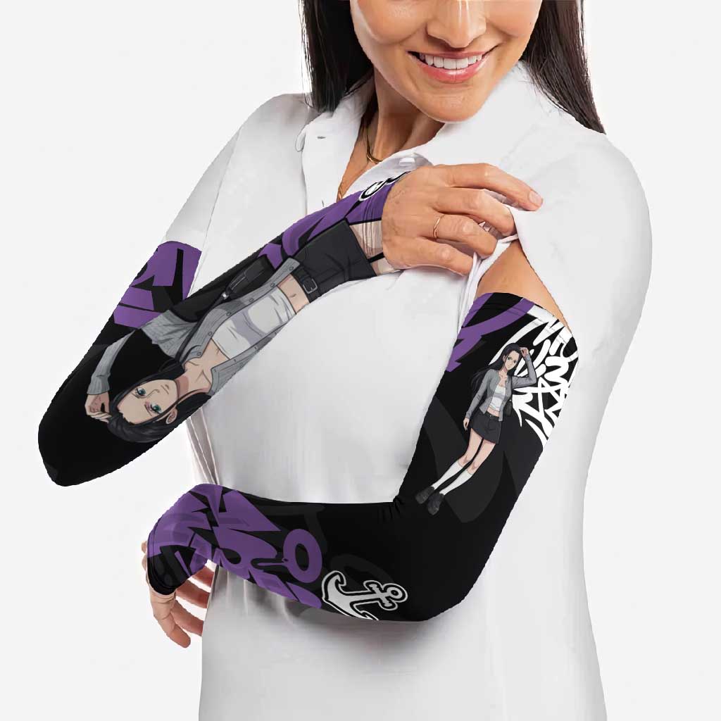 Nico Robin One Piece Arm Sleeves Graffiti Street Art Anime Collage