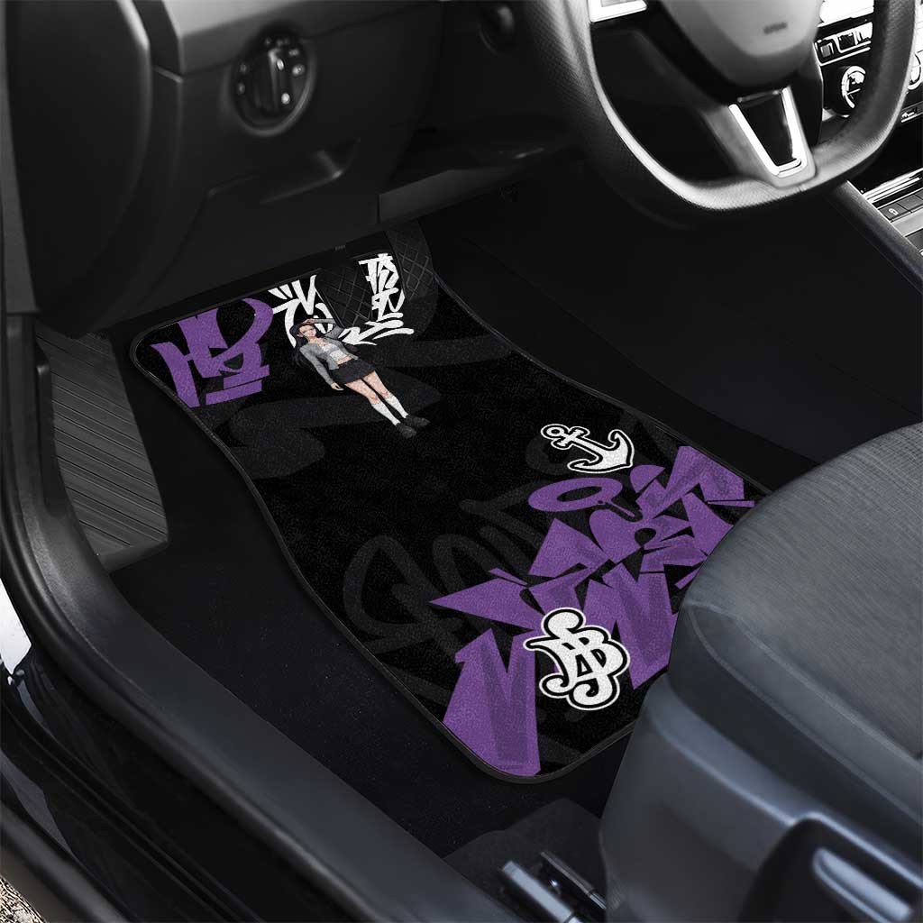 Nico Robin One Piece Car Mats Graffiti Street Art Anime Collage