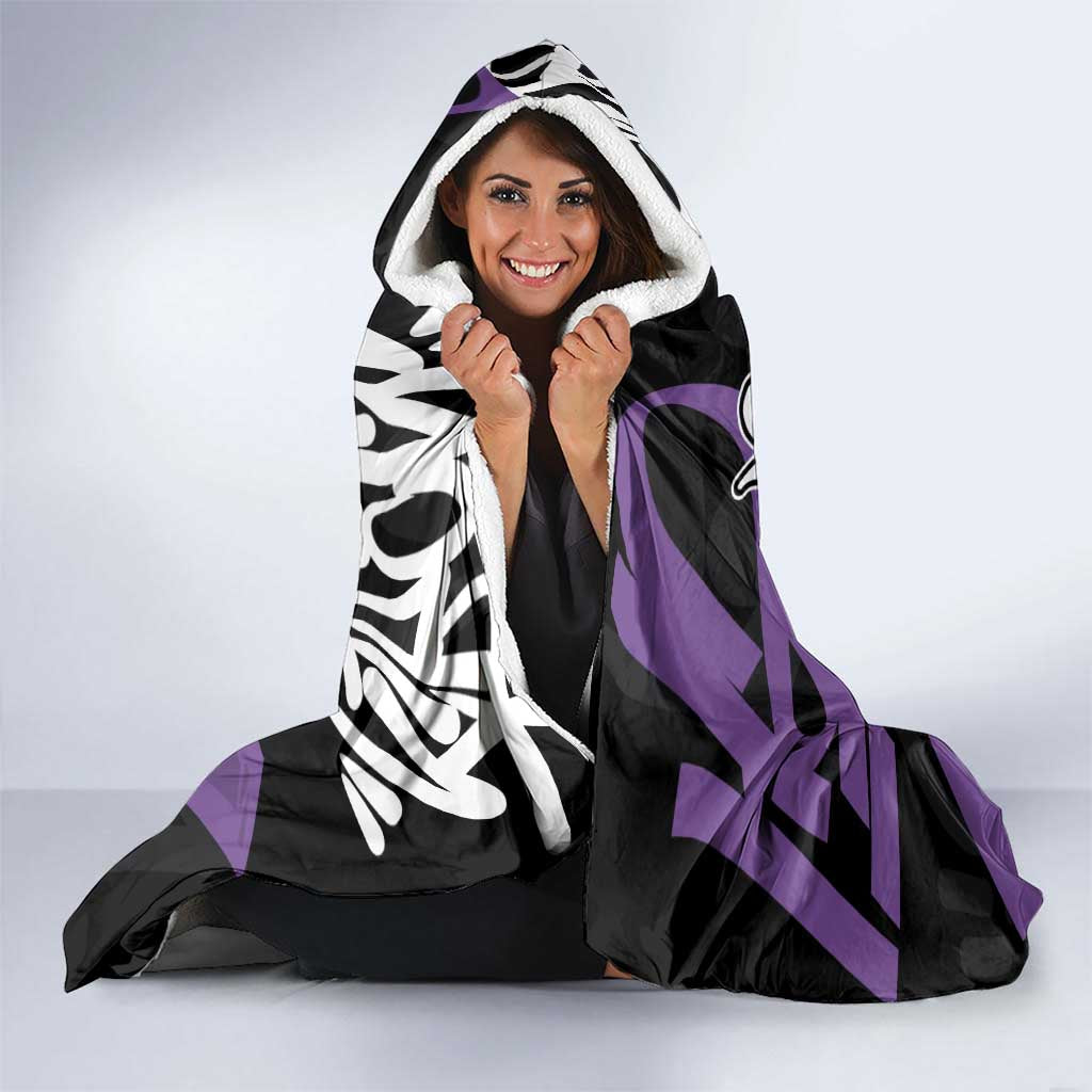 Nico Robin One Piece Hooded Blanket Graffiti Street Art Anime Collage