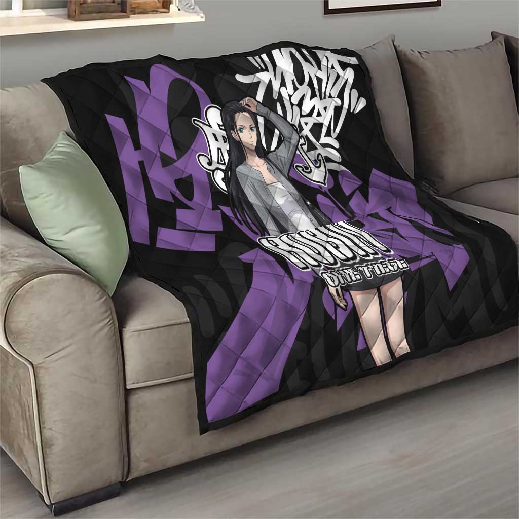 Nico Robin One Piece Quilt Graffiti Street Art Anime Collage