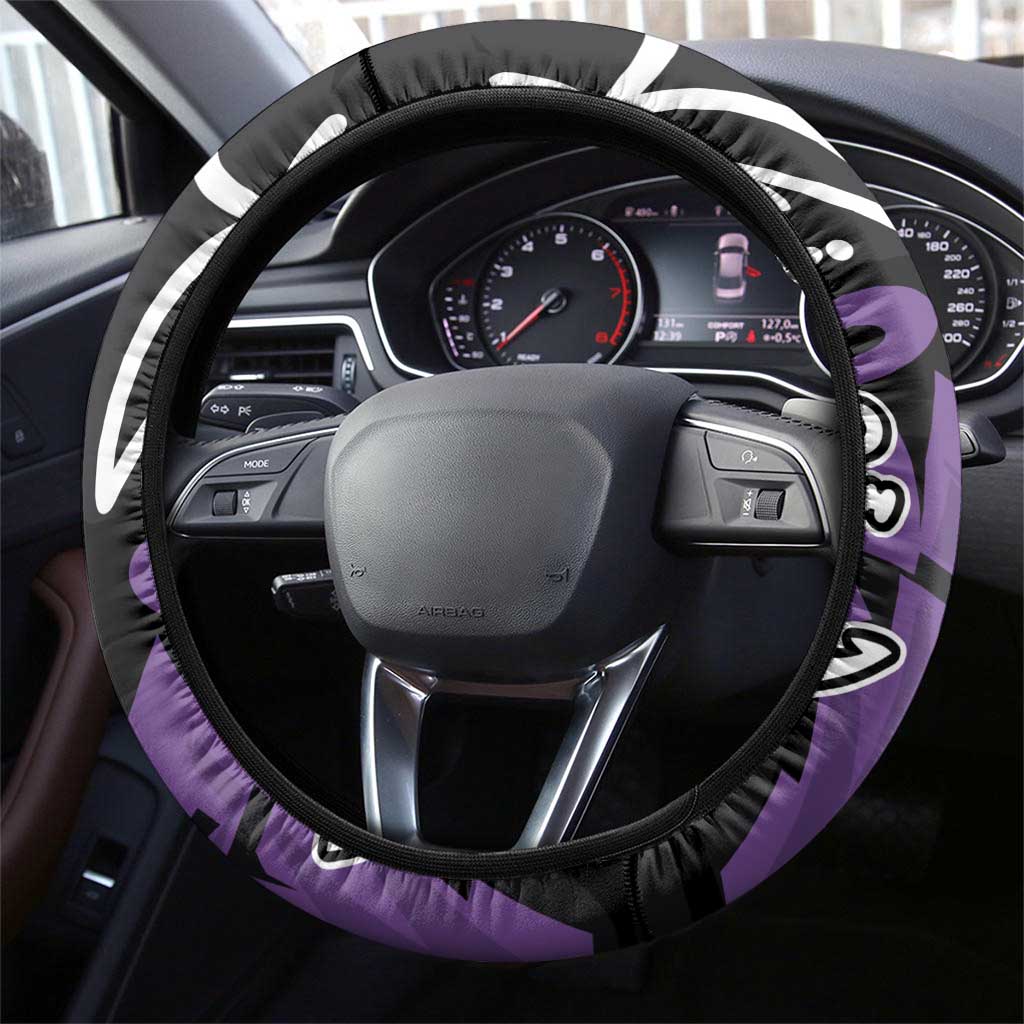Nico Robin One Piece Steering Wheel Cover Graffiti Street Art Anime Collage