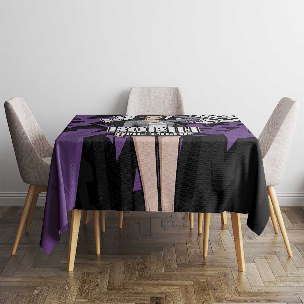 Nico Robin One Piece Tablecloth Graffiti Street Art Anime Collage