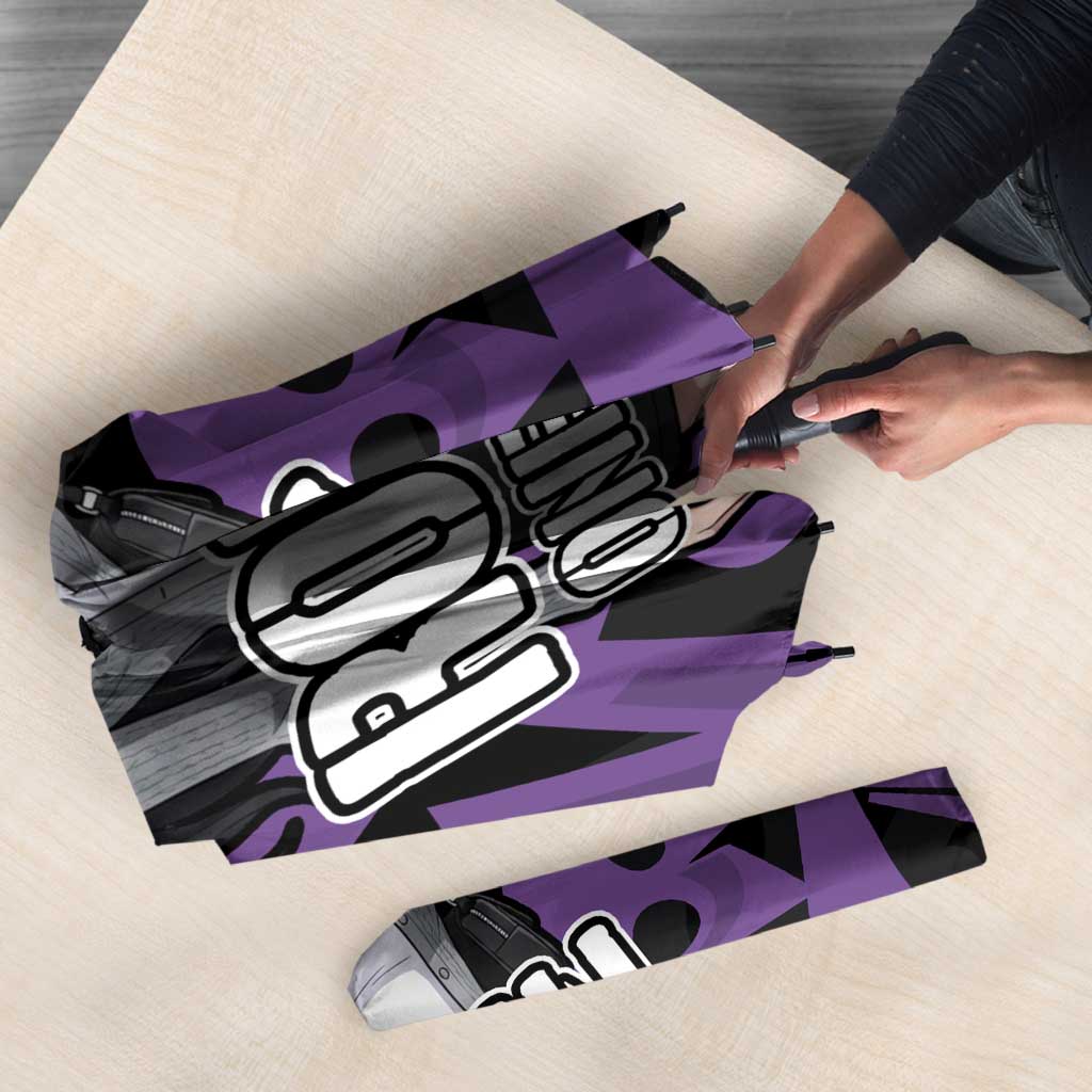 Nico Robin One Piece Umbrella Graffiti Street Art Anime Collage
