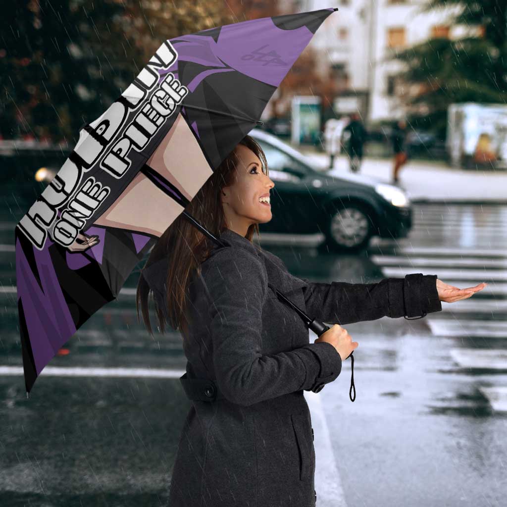 Nico Robin One Piece Umbrella Graffiti Street Art Anime Collage