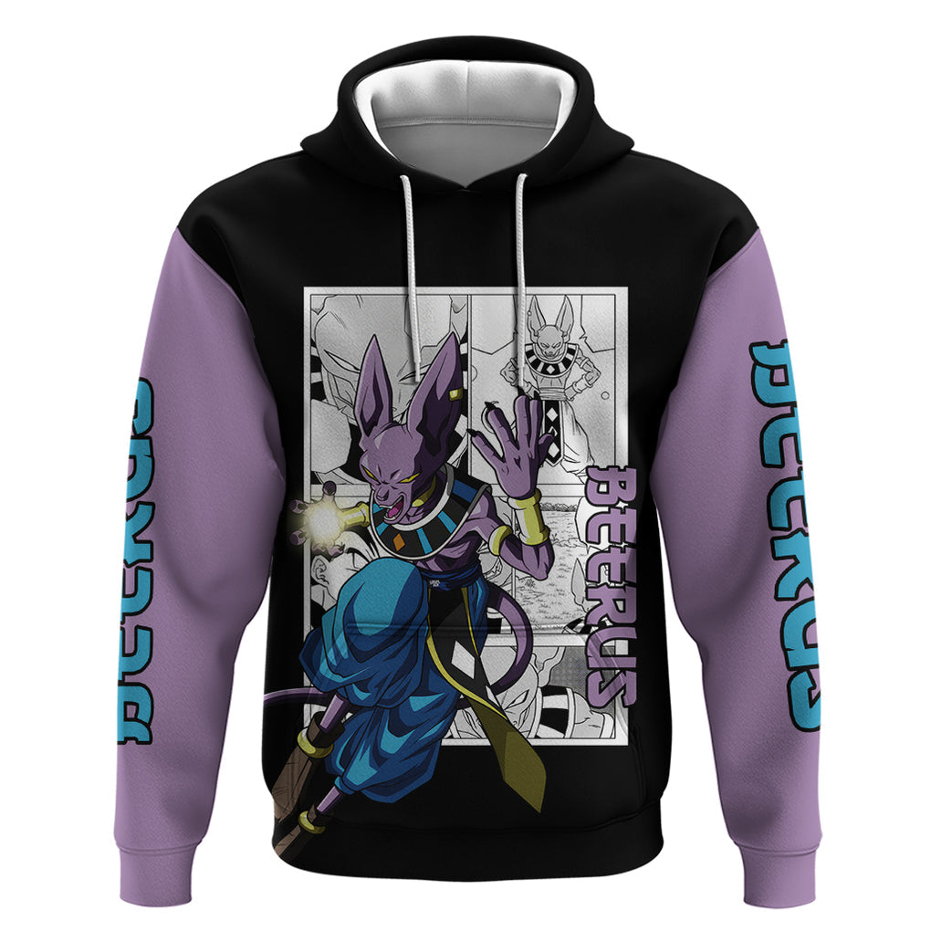 Beerus Hoodie Dragon Ball Mix Anime Manga