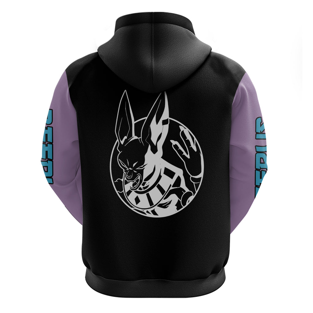 Beerus Hoodie Dragon Ball Mix Anime Manga