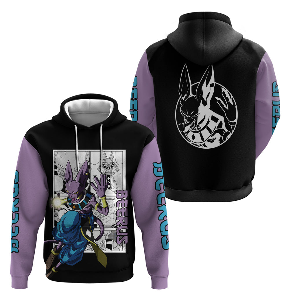 Beerus Hoodie Dragon Ball Mix Anime Manga