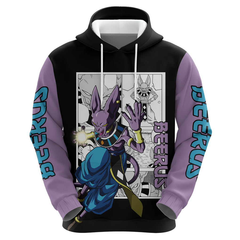 Beerus Hoodie Dragon Ball Mix Anime Manga