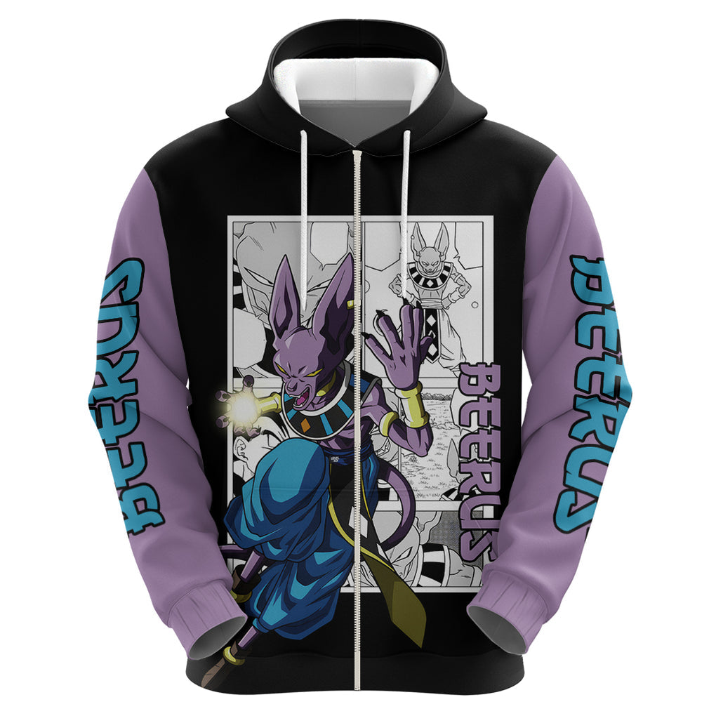 Beerus Hoodie Dragon Ball Mix Anime Manga
