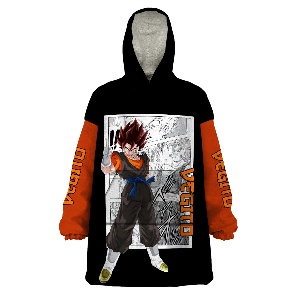 Vegito Wearable Blanket Hoodie Dragon Ball Mix Anime Manga
