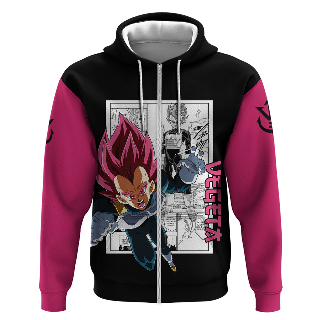 Vegeta God Hoodie Dragon Ball Mix Anime Manga