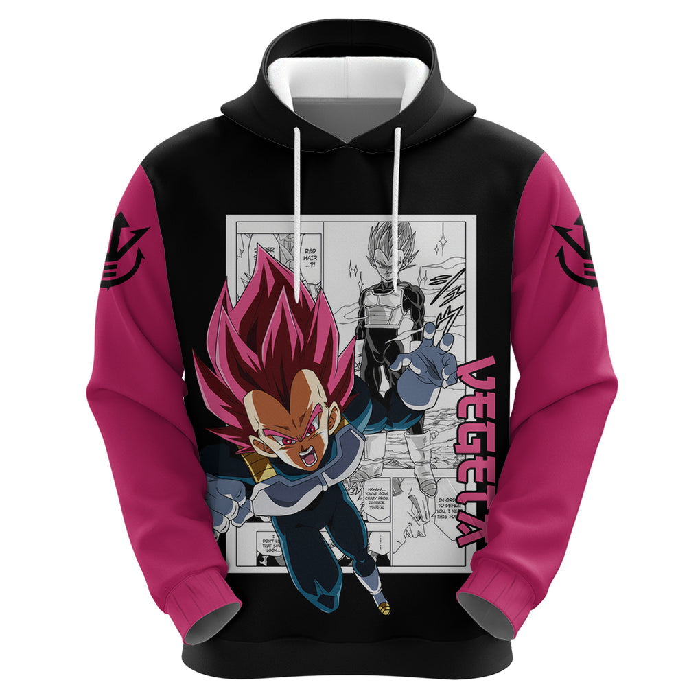 Vegeta God Hoodie Dragon Ball Mix Anime Manga