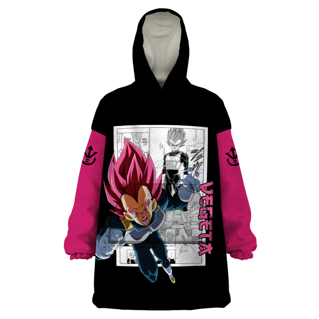 Vegeta God Wearable Blanket Hoodie Dragon Ball Mix Anime Manga