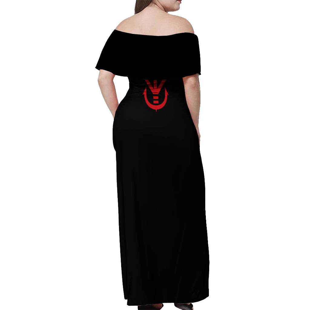 Vegeta Great Ape Off Shoulder Maxi Dress Dragon Ball Mix Anime Manga