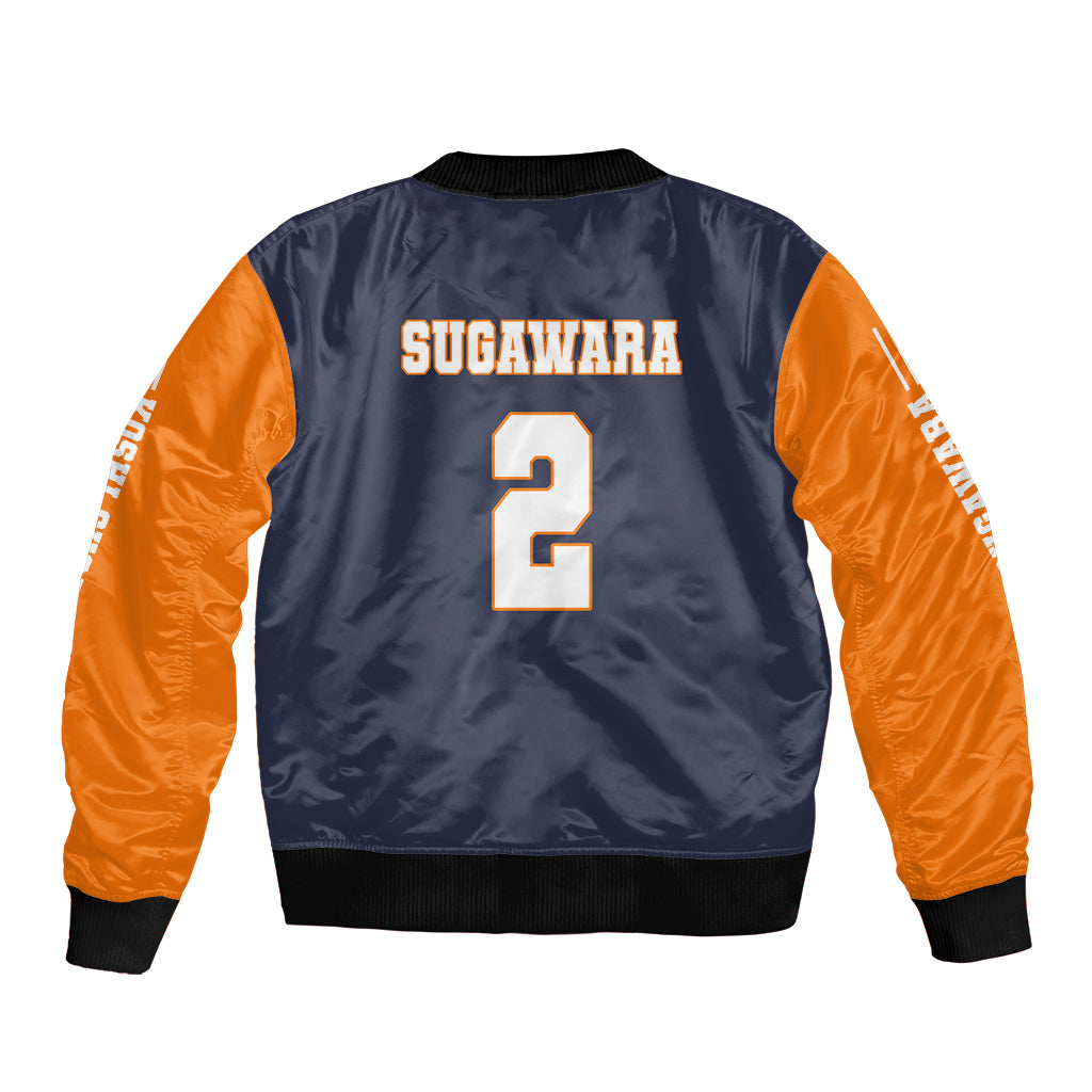Karasuno Koshi Sugawara Bomber Jacket Haikyu