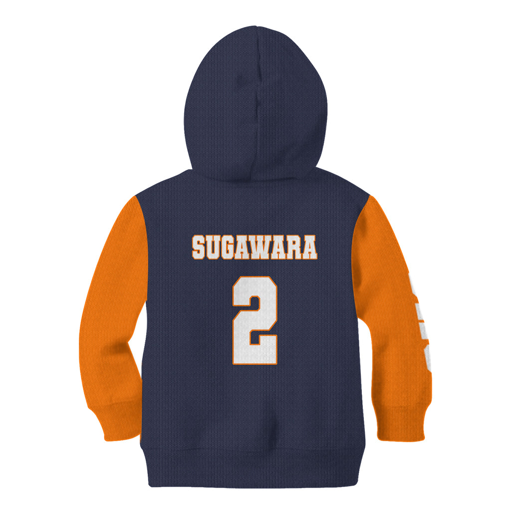 Karasuno Koshi Sugawara Kid Hoodie Haikyu