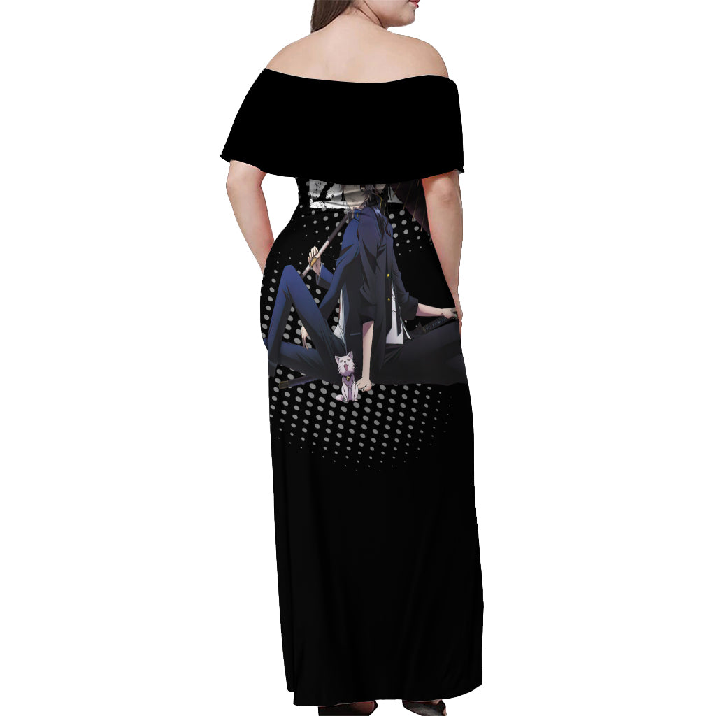 K-Project Off Shoulder Maxi Dress Return of Kings
